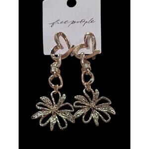 Free People Xavier Dangle Earrings Gold